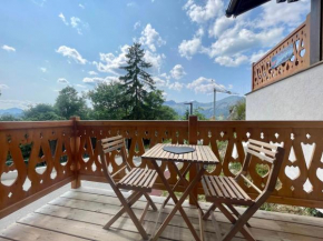 Chalet moderne 4 pers avec terrasse, mezzanine et parking - FR-1-505-186
